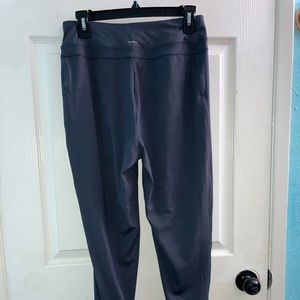 navy grey yoga joggers